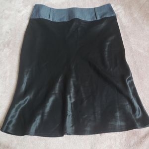 BCBG Max Azria Jean $Satin Skirt